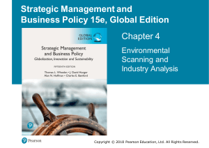 Strategic Management & Industry Analysis Presentation