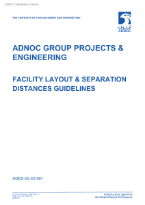 Facility Layout & Separation Distances Guidelines