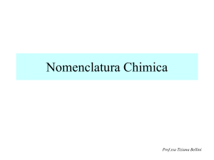 Nomenclatura Chimica: Tavola Periodica e Regole IUPAC