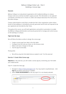 Bellows College Canvas App Lab