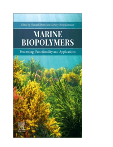 Marine Biopolymers: Processing, Functionality & Applications