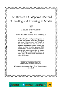 Wyckoff Method: Trading & Investing Course