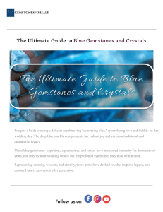 Blue Gemstones Guide: Types, Symbolism, and Jewelry Trends