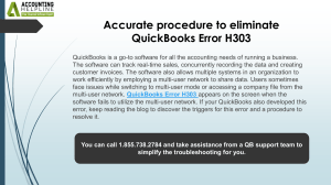 QuickBooks Error H303: Causes & Solutions