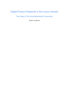 Digital Product Passports in Luxury Industry