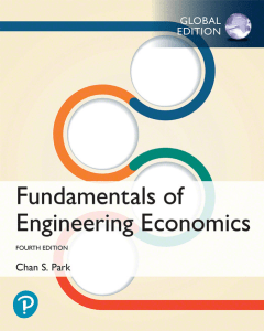 Fundamentals of Engineering Economics Textbook