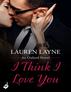 I Think I Love You: Romance de Lauren Layne