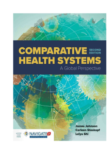 Comparative Health Systems: A Global Perspective