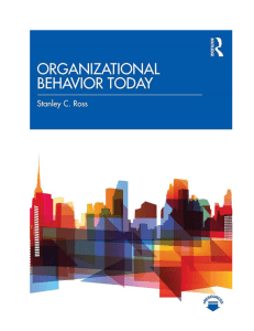 Organizational Behavior Today Textbook