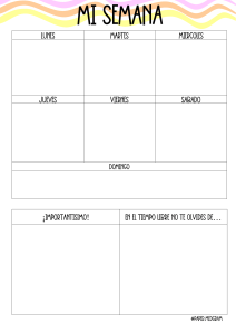 Weekly Planner Template: Organize Your Week