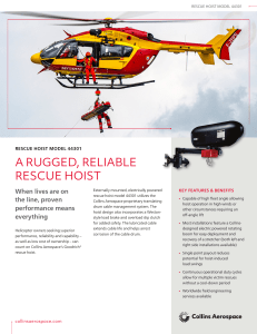 Rescue Hoist Model 44301: Specs & Features