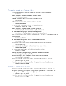 Comandos Linux: Gestión de Archivos, Usuarios y Conexiones