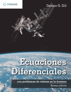 Ecuaciones Diferenciales con Problemas de Valores en la Frontera