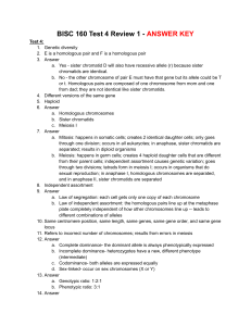 BISC 160 Test 4 Review Answer Key