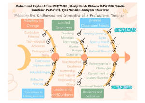 Teacher Challenges & Strengths Infographic