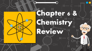 Chemistry Review: VSEPR, Bonds, Polarity, Lewis Diagrams