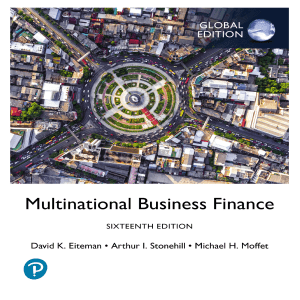 Multinational Business Finance Textbook