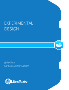 Experimental Design Textbook