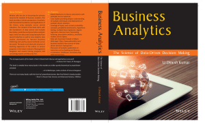 Business Analytics: Data-Driven Decision Making Textbook