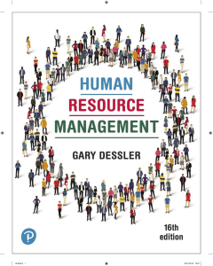 Human Resource Management Textbook by Gary Dessler