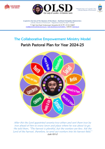 Parish Pastoral Plan 2024-25: Collaborative Ministry