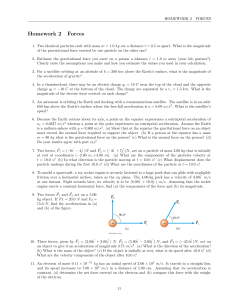 Forces Homework: Physics Problems