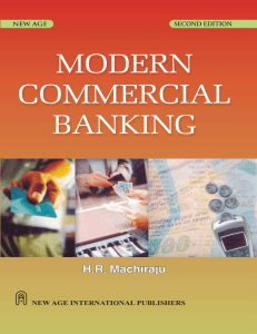 Modern Commercial Banking Textbook