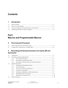 CADCENTRE Software Customization Reference Guide