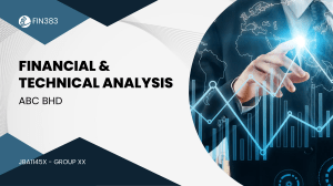 Financial & Technical Analysis Presentation