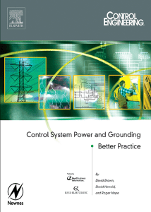 Control System Power and Grounding: Better Practice