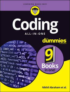 Coding All-in-One For Dummies: Web, Data, Machine Learning