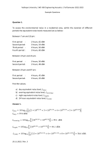 Engineering Acoustics Example Questions