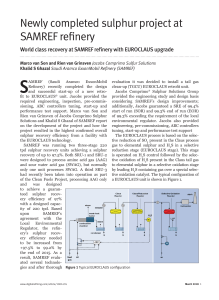 SAMREF Refinery Sulfur Recovery Project with EUROCLAUS