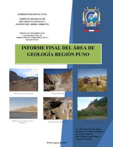 Informe Geología Región Puno