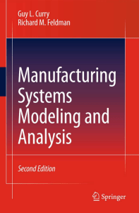 Manufacturing Systems Modeling and Analysis Textbook