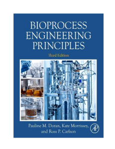 Bioprocess Engineering Principles Textbook