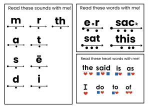 Phonics & Sight Words Worksheet