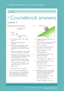 AS & A Level Physics Coursebook: Mechanics & Forces