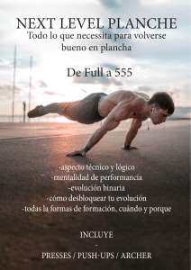 Guía Next Level Planche: Calistenia Avanzada