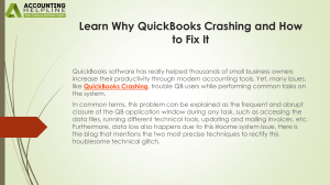 Fix QuickBooks Crashing: Troubleshooting Guide