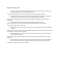 Heart Failure Simulation Case Study: Charles Jones