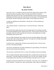 Many Moons Story by James Thurber