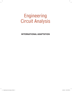 Engineering Circuit Analysis Textbook