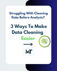 3 Ways to Make Data Cleaning Easier