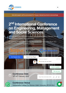 ICEMSS 2025: Engineering, Management & Social Sciences Conference