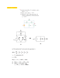 Circuit Analysis: Linearity, Superposition, Thevenin & Norton