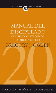 COLECCION ESTUDIOS TEOLOGICOS TOMO 20 MANUAL DEL DISCIPULADO Gregory-1