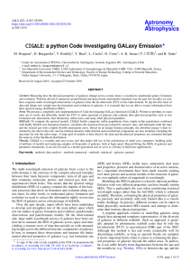 CIGALE: Python Code for Galaxy Emission Modeling