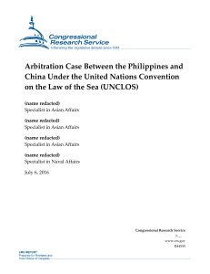 Philippines-China UNCLOS Arbitration Case Analysis