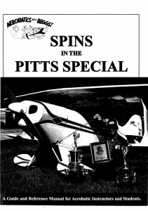 Spins in the Pitts Special: Aerobatics Guide